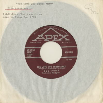 The Love You Threw Away / Why Can't You Bring Me Home (1970)