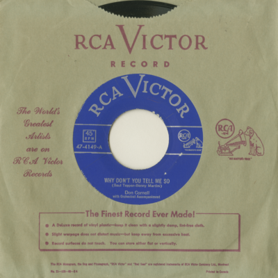 Why Don't You Tell Me So / If I Had Another Chance (1951)