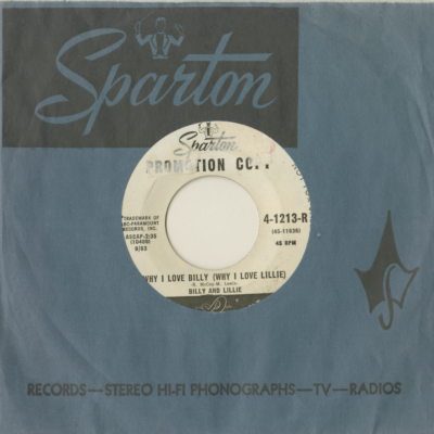 Why I Love Billy / Carry Me Cross The Threshold (1963)