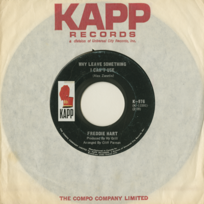 Why Leave Something I Can't Use / Hang On To Her