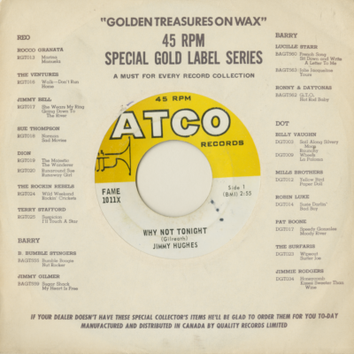 Why Not Tonight / I'm A Man Of Action