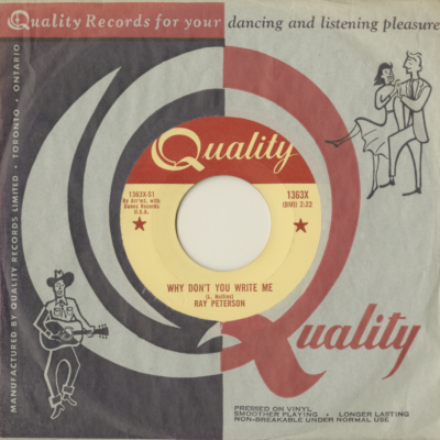 Why Won't You Write Me / I Could Have Loved You So Well