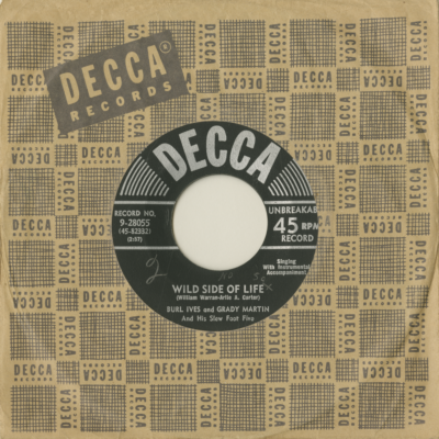 Wild Side Of Life / It's So Long And Good-Bye To You