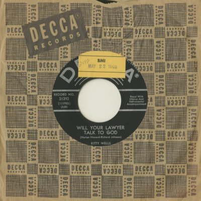 Will Your Lawyer Talk To God / The Big Let Down