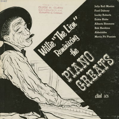 Willie The Lion Reminiscing The Piano Greats