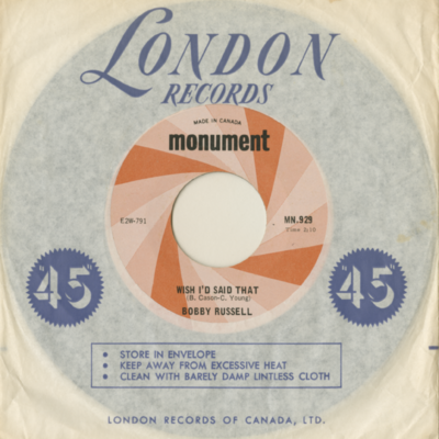 Wish I'd Said That / Friends And Mirrors (1966)