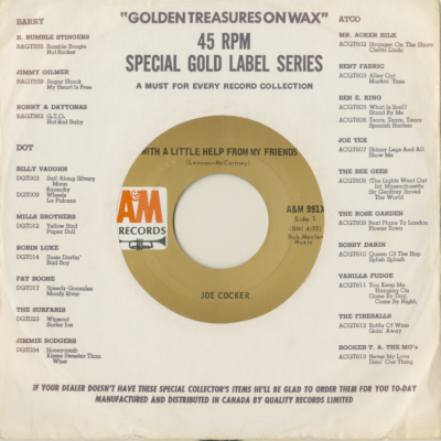 With A Little Help From My Friends / Something's Coming On