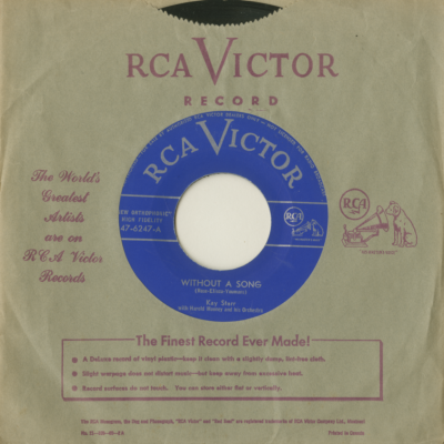 Without A Song / Home Sweet Home On The Range (1955)