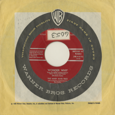 Wonder Why / Believe In Me