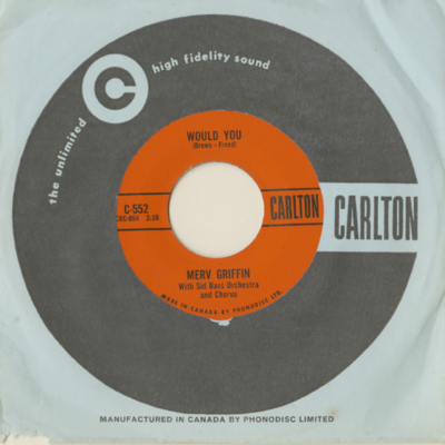 Would You / You Came A Long Way From St Louis (1961)