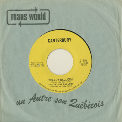 Yellow Balloon / Noollab Wolley (1967)