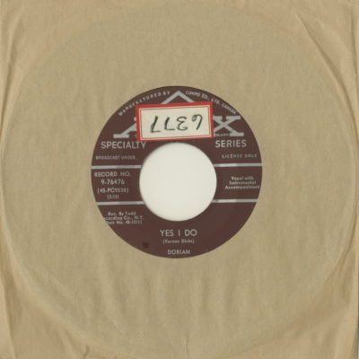 Yes I Do / Oh How I Feel (1959)