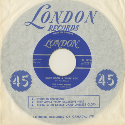 Yes I Love You / Once Upon A While Ago (1962)