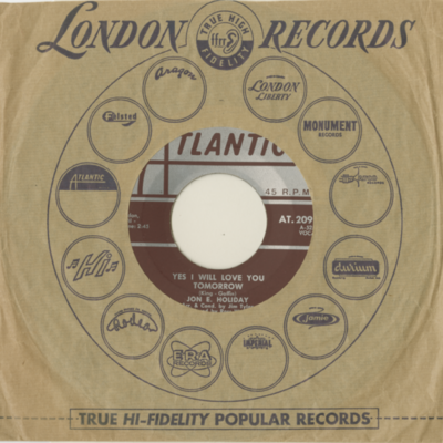 Yes I Will Love You Tomorrow / Till The End Of Time (1961)