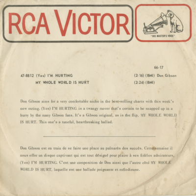 Yes I'm Hurting / My Whole World Is Hurt