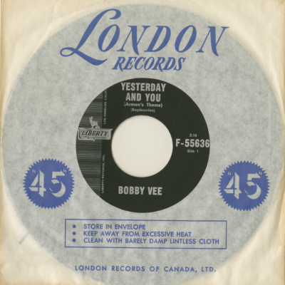 Yesterday And You / Never Love A Robin