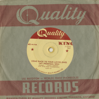 Come Back To Your Loved Ones My Prodigal Son / You All Come