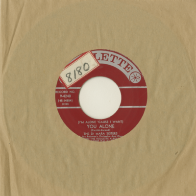 You Alone / Pazzo-Pazzo (1960)