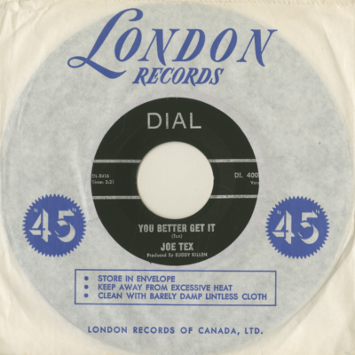 You Better Get It / You Got What It Takes