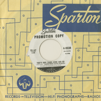 You Better Know What You're Doin' / That's Why Tears Come And Go (1960)