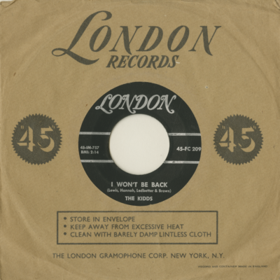 You Broke My Heart / I Won't Be Back (1955)