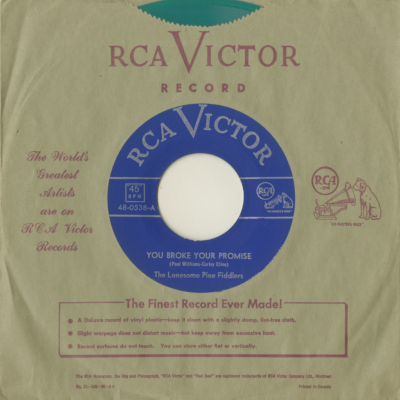 You Broke Your Promise / Nobody Cares (1952)