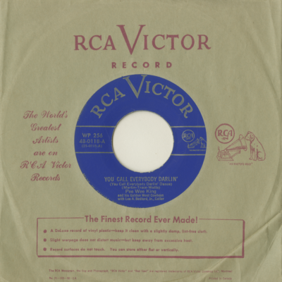 You Call Everybody Darlin' / Shocking Rye Straw (1949)