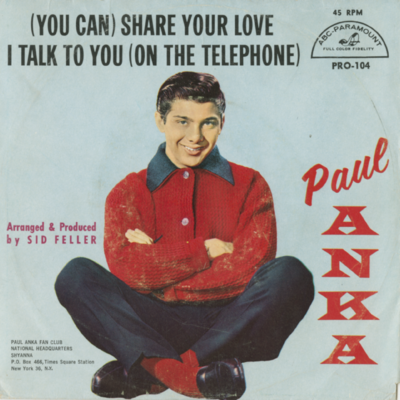 You Can Share Your Love / I Talk To You On The Telephone
