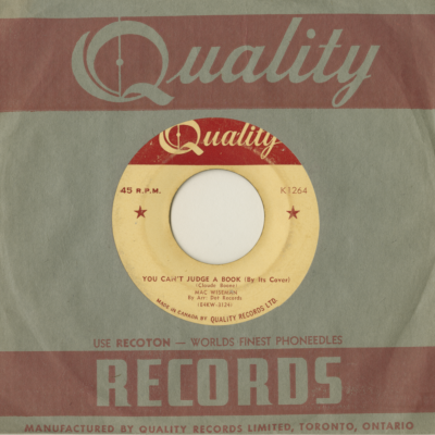 You Can't Judge A Book By The Cover / I Saw Your Face In The Moon