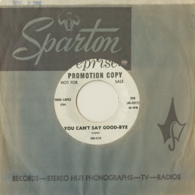 You Can't Say Good-Bye / Jailer Bring Me Water