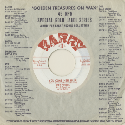 You Comb Her Hair / Love Is A Lesson