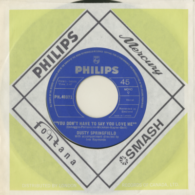 You Don't Have To Say You Love Me / Little By Little