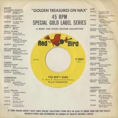 You Don't Know / Baby