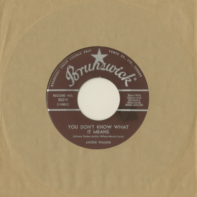 You Don't Know What It Means / Years From Now