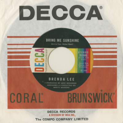 You Don't Need Me Anymore / Bring Me Sunshine