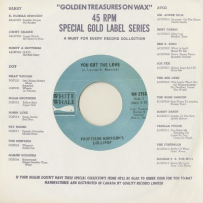 You Got The Love / Gypsy Lady (1968)