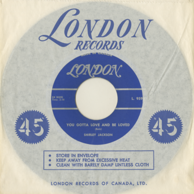 You Gotta Love And Be Loved / Don't Play Me A Love Song (1963)