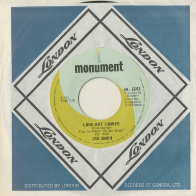 You Keep Me Hanging' On / Long Hot Summer (1968)