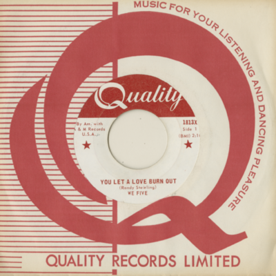 You Let A Love Burn Out / Somewhere Beyond The Sea