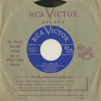 You Love Me / When You Kiss A Stranger (1950)