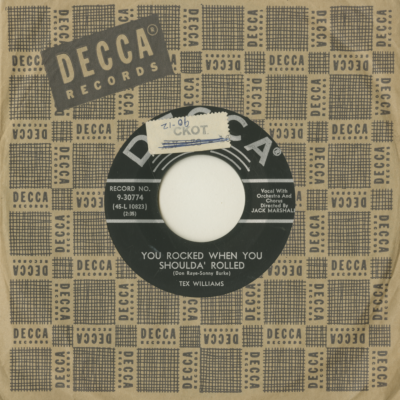 You Rocked When You Shoulda' Rolled / The Killer