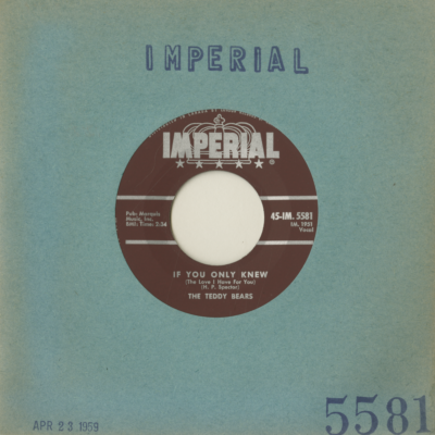 If Only You Knew / You Said Goodbye (1959)