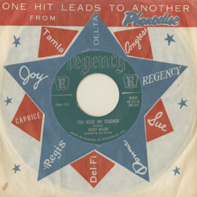 You Were My Teacher / You'd Better Be Sure (1961)