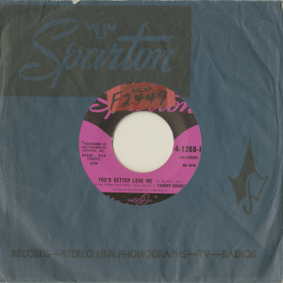 You'd Better Love Me / Home Sweet Heaven (1964)