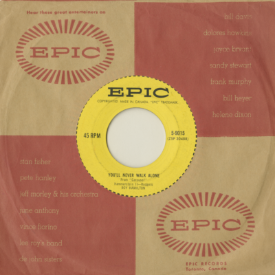 You'll Never Walk Alone / I'm Gonna Sit Right Down And Cry Over You