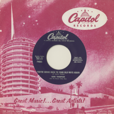 You're Going Back To Your Old Ways / I've Run Out Of Tomorrows (1958)