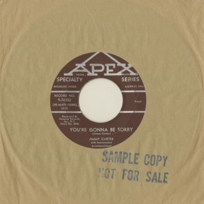 You're Gonna Be Sorry / Let Me Know (1958)