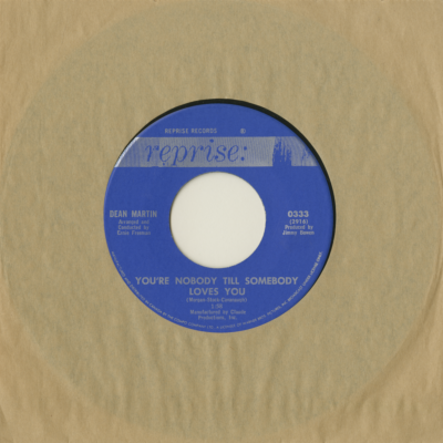 You're Nobody Till Someone Loves You / You'll Always Be The One I Love