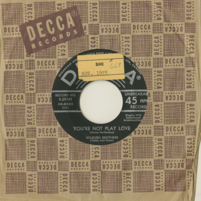 You're Not Playing Love / Look Around