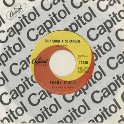 You've Got Morning In Your Eyes / Oh Such A Stranger